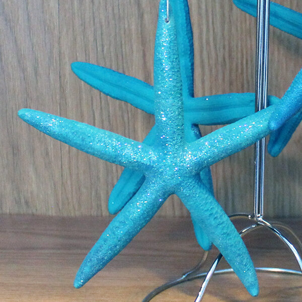 Starfish Glitter Ornament