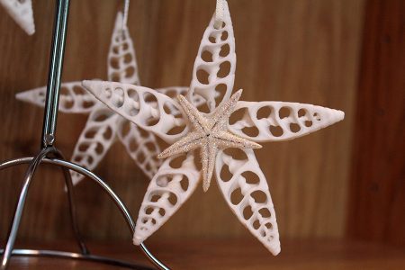 Beach Decor: Beach Decor Ornament, Nautical Decor Ornament, Coastal Decor Ornament, Starfish Ornament, Christmas Ornament